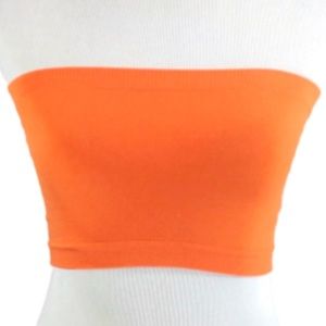 NWT Bandeau Bra Top Orange